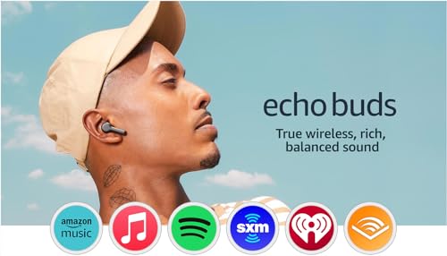 Echo Buds – True Wireless, 20H Battery, Alexa Built-In