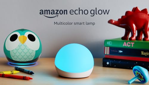 Echo Glow - Multicolor smart lamp, Works with Alexa