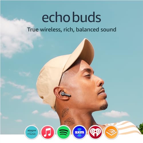 Echo Buds – True Wireless, 20H Battery, Alexa Built-In