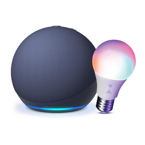 Echo Dot with Globe Electric Smart Bulb