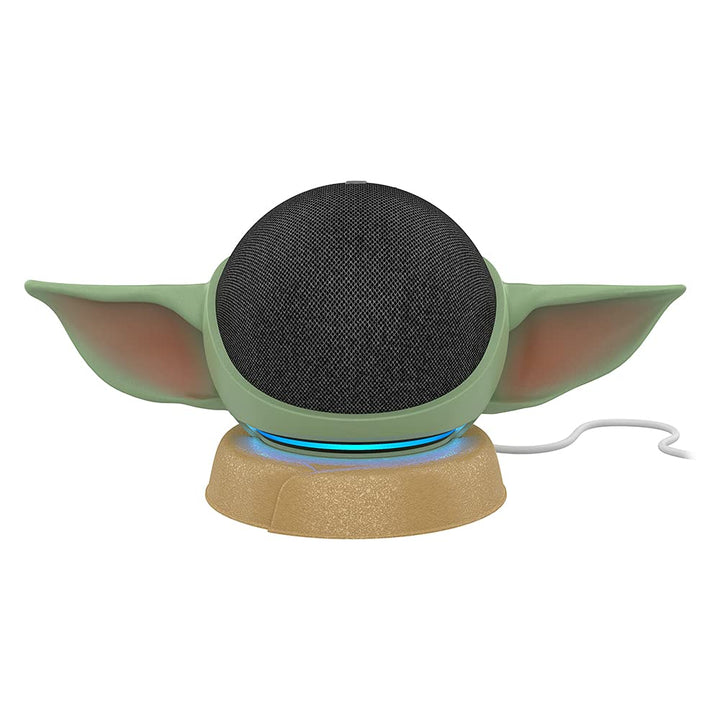 Echo Dot 5th Gen – Charcoal with Baby Grogu Stand