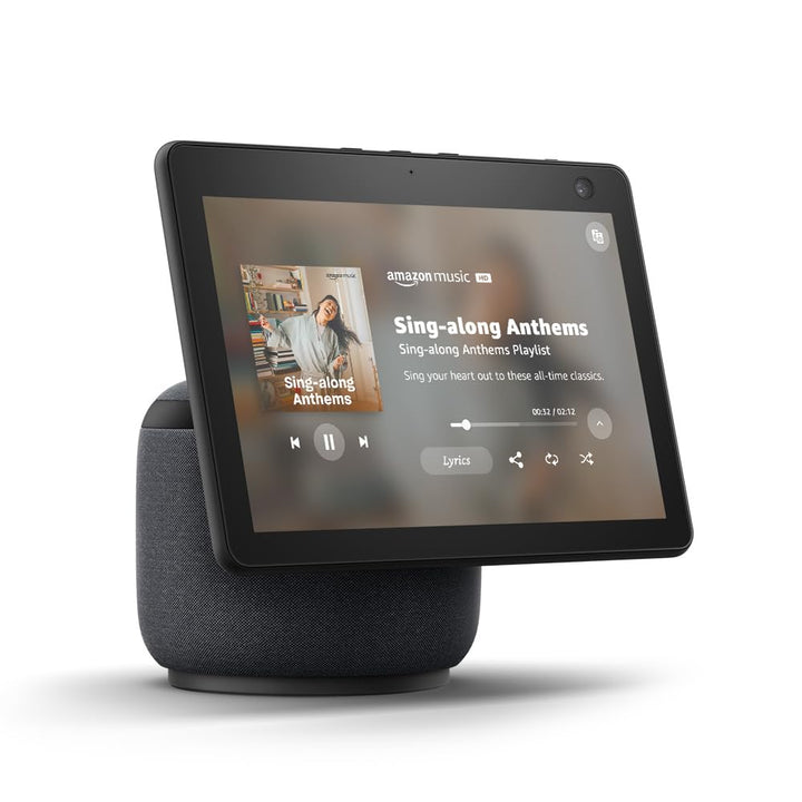 Echo Show 10 – HD Display, Motion, Alexa, Charcoal