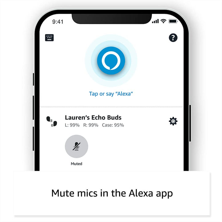 Echo Buds – True Wireless, 20H Battery, Alexa Built-In