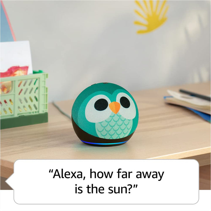 Echo Dot Kids – Owl Design with tech Kids+