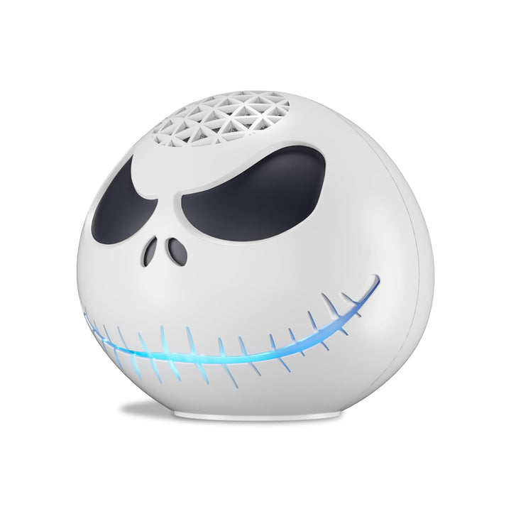 Echo Dot 5th Gen – Glacier White with Jack Skellington Shell