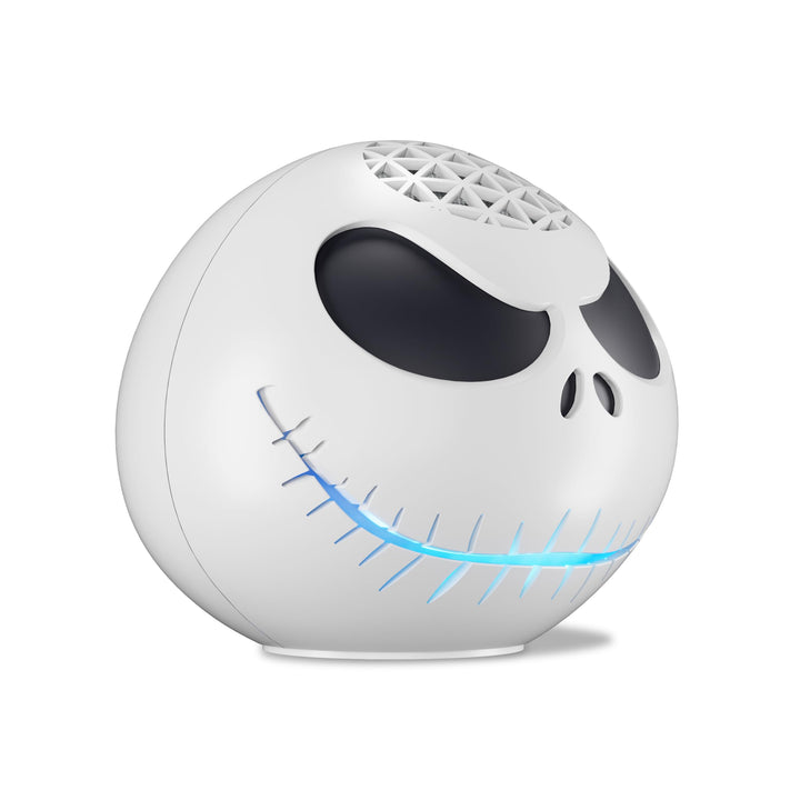 Echo Dot 5th Gen – Glacier White with Jack Skellington Shell