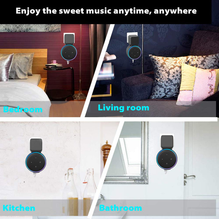 Maxonar Echo Dot Wall Mount – 3rd Gen, Cable Management