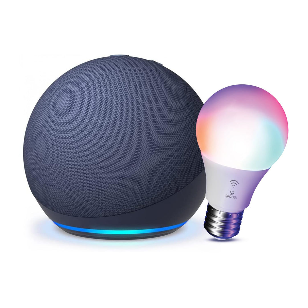 Echo Dot with Globe Electric Smart Bulb